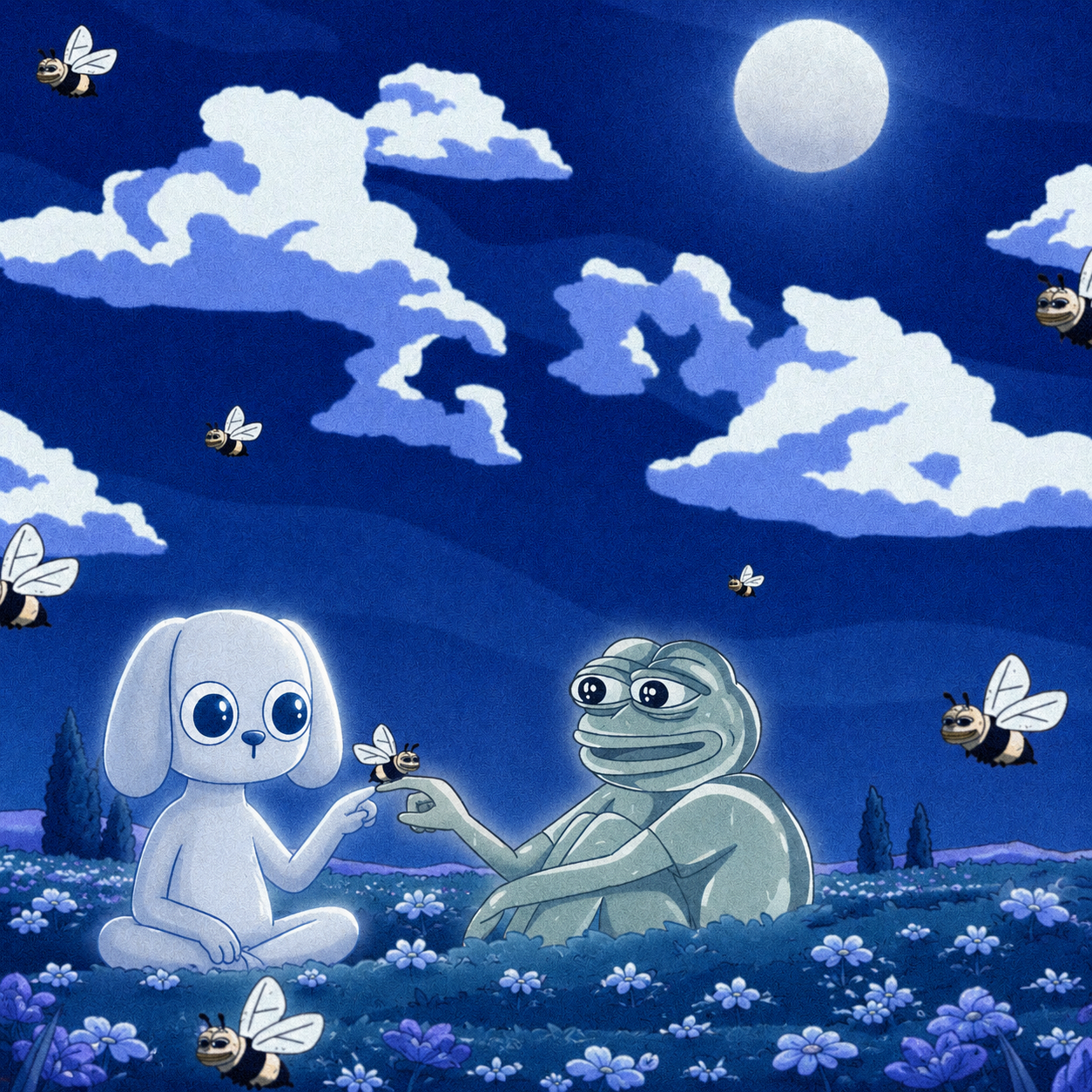 Pepe Silver — DEGS ON SILVER artwork